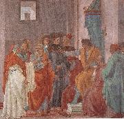 LIPPI, Filippino Disputation with Simon Magus and Crucifixion of Peter (right view) sg painting